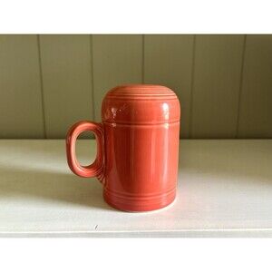 Vintage Homer Laughlin Fiesta Persimmon Range Top Shaker w Stopper HLC USA
